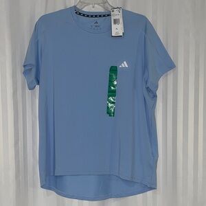 NWT Adidas Sky Blue Active Tee